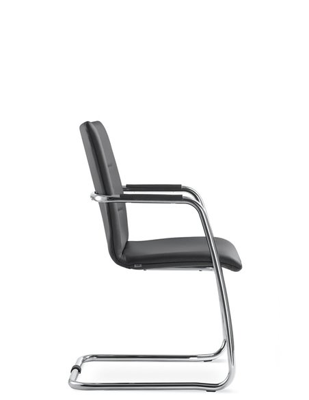 Крісло LD SEATING OSLO 225-Z-N4 для відвідувачів, шкіряне
