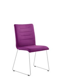 Кресло LD SEATING OSLO 226-Q-N0 для посетителей, на полозьях