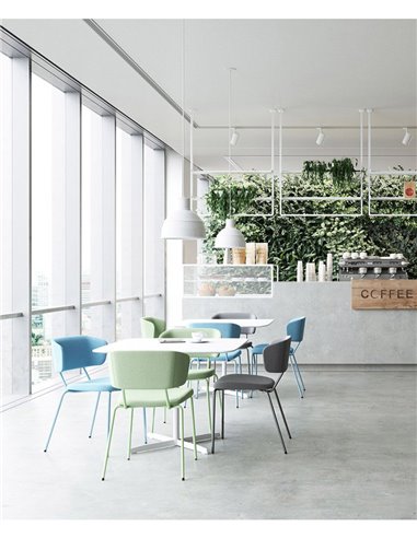 Крісло LD SEATING FLEXI CHAIR 120-N1 для відвідувачів, на ніжках