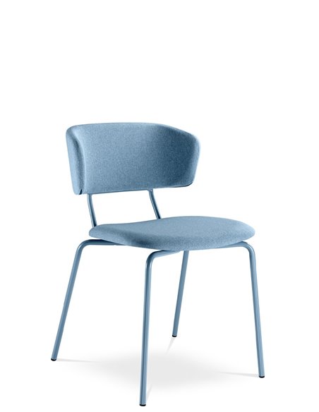 Крісло LD SEATING FLEXI CHAIR 120-NC-BLUE для відвідувачів, на ніжках