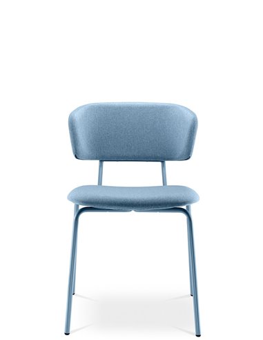Крісло LD SEATING FLEXI CHAIR 120-NC-BLUE для відвідувачів, на ніжках
