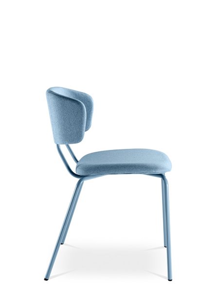 Крісло LD SEATING FLEXI CHAIR 120-NC-BLUE для відвідувачів, на ніжках
