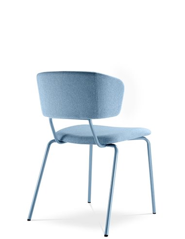 Крісло LD SEATING FLEXI CHAIR 120-NC-BLUE для відвідувачів, на ніжках