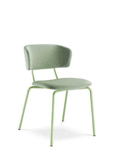 Кресло LD SEATING FLEXI CHAIR 120-NC-GREEN для посетителей, на ножках