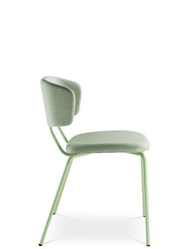 Кресло LD SEATING FLEXI CHAIR 120-NC-GREEN для посетителей, на ножках