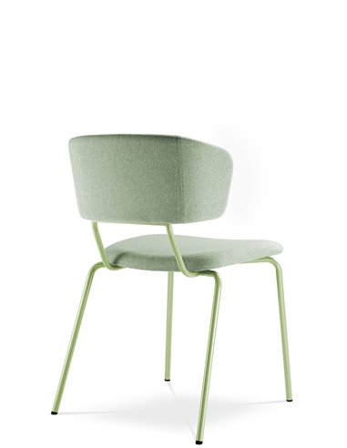 Кресло LD SEATING FLEXI CHAIR 120-NC-GREEN для посетителей, на ножках
