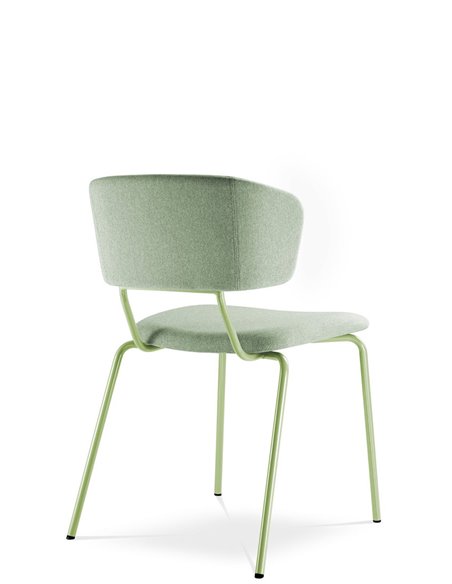 Кресло LD SEATING FLEXI CHAIR 120-NC-GREEN для посетителей, на ножках