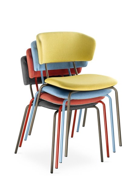 Крісло LD SEATING FLEXI CHAIR 125-N1 для відвідувачів, на ніжках