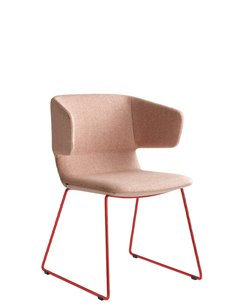Конференц-кресло LD SEATING FLEXI P FP-Q-NC на полозьях