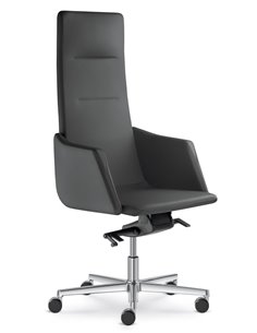 Кресло LD SEATING HARMONY 830-H кожаное, с высокой спинкой