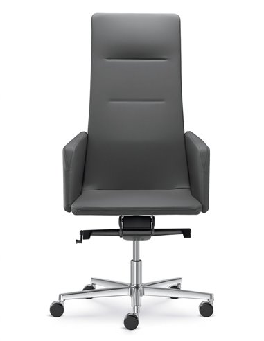 Кресло LD SEATING HARMONY 830-H кожаное, с высокой спинкой