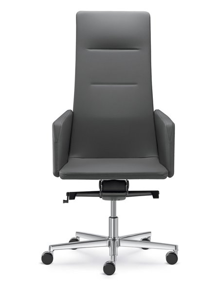 Кресло LD SEATING HARMONY 830-H кожаное, с высокой спинкой