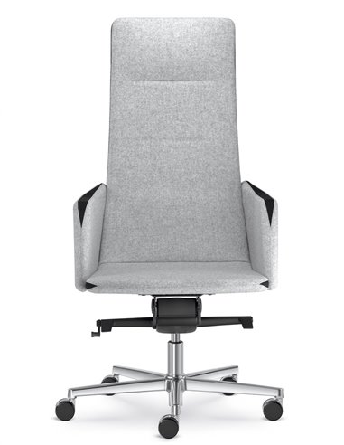 Кресло LD SEATING HARMONY 830-H кожаное, с высокой спинкой
