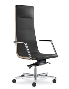 Кресло LD SEATING HARMONY 820-H кожаное, с высокой спинкой