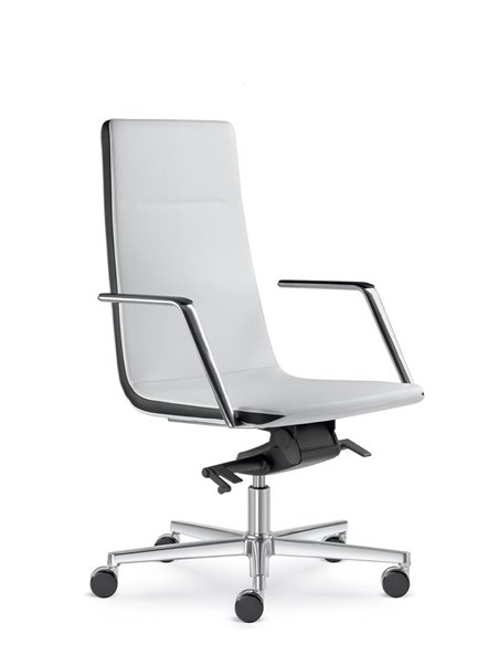 Крісло LD SEATING HARMONY 822-H шкіряне, із середньою спинкою