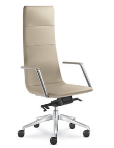 Кресло LD SEATING HARMONY PURE 850-H, F80-N6 кожаное, с высокой спинкой