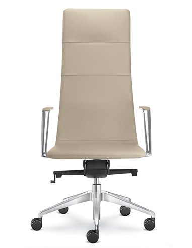 Крісло LD SEATING HARMONY PURE 850-H, F80-N6 шкіряне, з високою спинкою