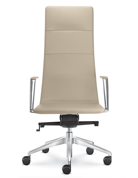 Крісло LD SEATING HARMONY PURE 850-H, F80-N6 шкіряне, з високою спинкою