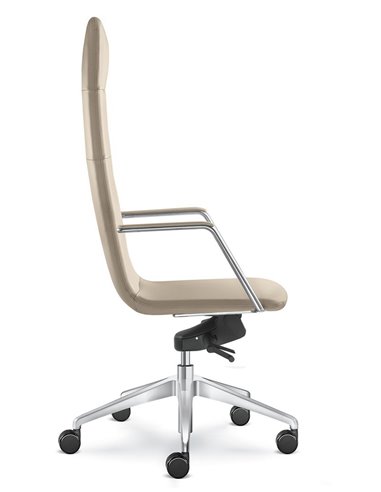 Крісло LD SEATING HARMONY PURE 850-H, F80-N6 шкіряне, з високою спинкою