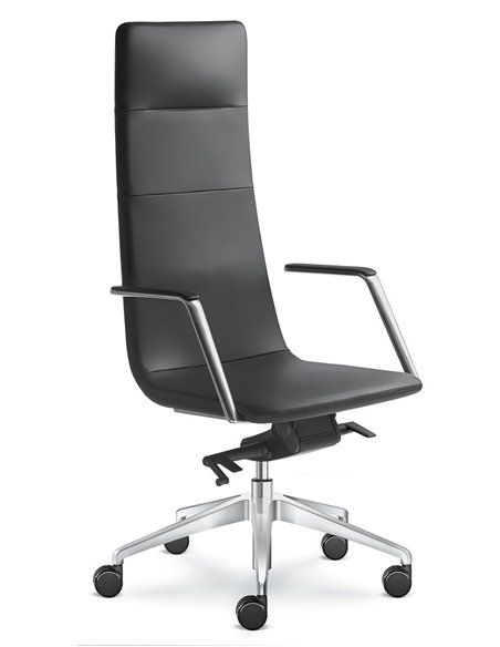 Крісло LD SEATING HARMONY PURE 850-H, F80-N6 шкіряне, з високою спинкою