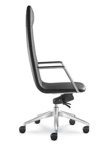 Крісло LD SEATING HARMONY PURE 850-H, F80-N6 шкіряне, з високою спинкою
