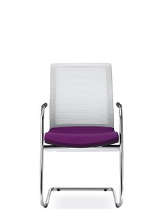 Кресло LD SEATING LYRA NET 203-Z-N4 для посетителей, на полозьях 2