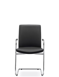 Кресло LD SEATING LYRA NET 214-Z-N4 для посетителей, на полозьях 2