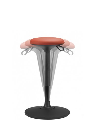 Балансирующее кресло LD SEATING PIN H730 для посетителей, с высоким газлифтом