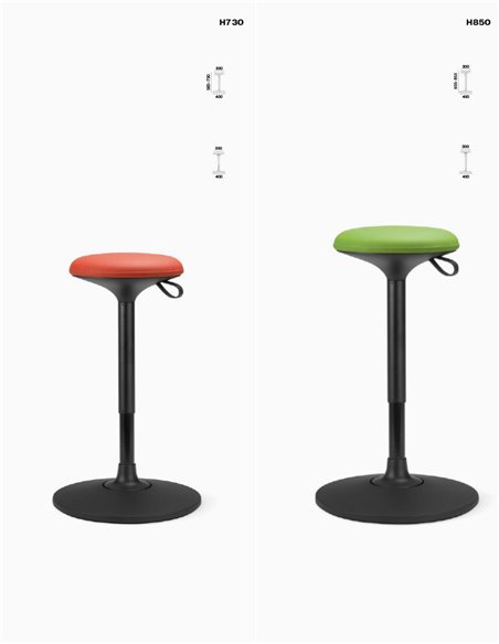 Балансирующее кресло LD SEATING PIN H850 для посетителей, с высоким газлифтом