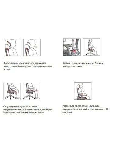 Кресло EXPERT SPRING (HSPM-01) для руководителя, эргономичное, цвет черный