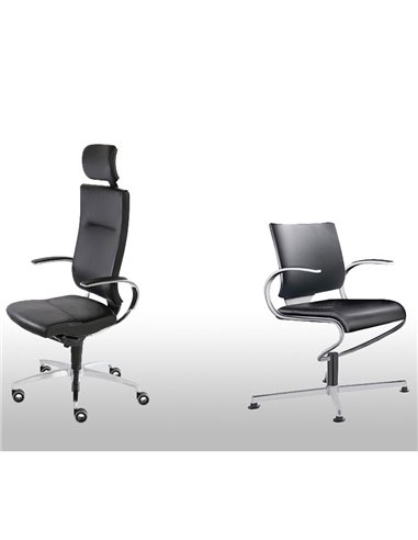 Кресло DAUPHIN INTOUCH IT-5420 эргономичное, кожаное