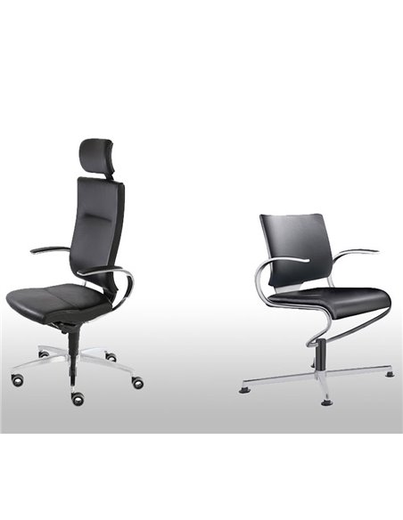 Кресло DAUPHIN INTOUCH IT-5420 эргономичное, кожаное