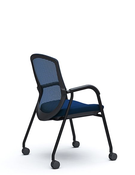 Кресло Okamura Contessa Guest chair Black для посетителей, на ножках