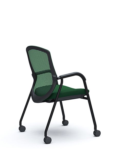 Кресло Okamura Contessa Guest chair Black для посетителей, на ножках