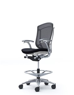 Кресло OKAMURA CONTESSA SECONDA HIGH POLISHED, с подставкой для ног