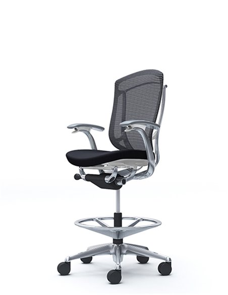Кресло OKAMURA CONTESSA SECONDA HIGH POLISHED, с подставкой для ног