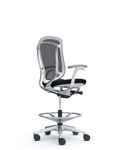 Кресло OKAMURA CONTESSA SECONDA HIGH POLISHED, с подставкой для ног 2