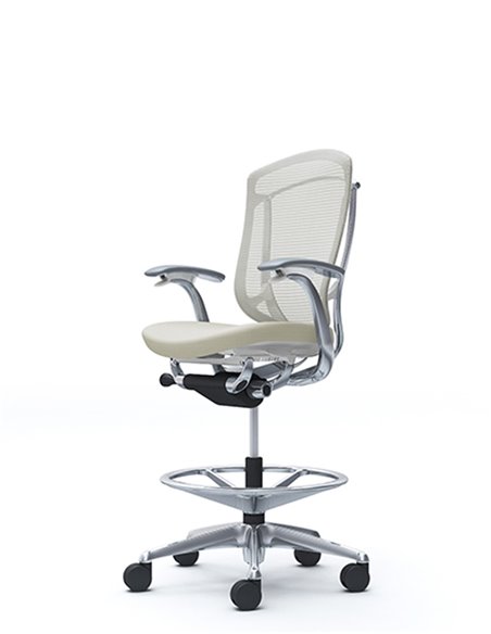 Кресло OKAMURA CONTESSA SECONDA HIGH POLISHED, с подставкой для ног