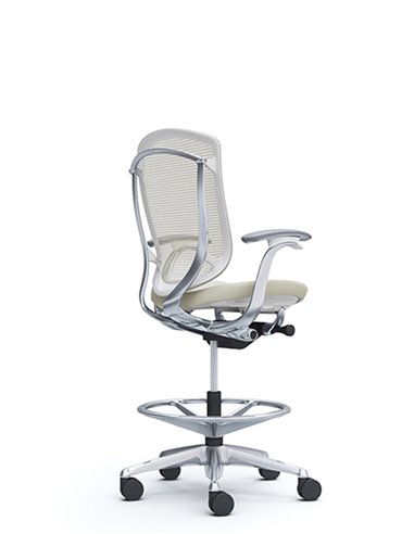 Кресло OKAMURA CONTESSA SECONDA HIGH POLISHED, с подставкой для ног