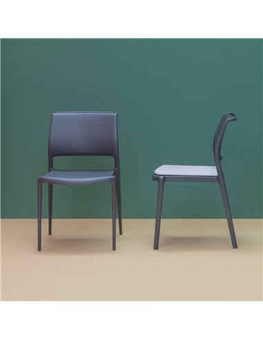 Стул PEDRALI ARA 310 темно-серый