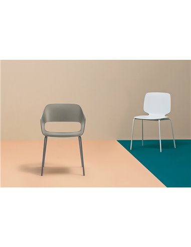 Стул PEDRALI BABILA 2730 белый