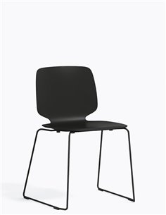 Стул PEDRALI BABILA 2740 BLACK на полозьях
