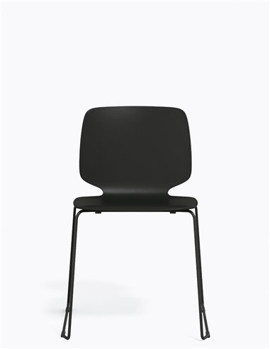 Стул PEDRALI BABILA 2740 BLACK на полозьях