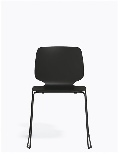 Стул PEDRALI BABILA 2740 BLACK на полозьях