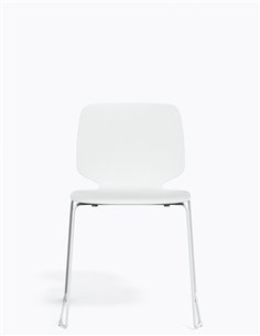 Стул PEDRALI BABILA 2740 WHITE на полозьях 2