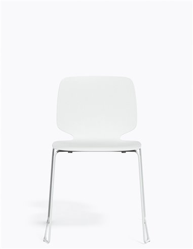 Стул PEDRALI BABILA 2740 WHITE на полозьях