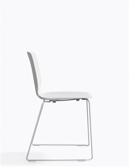 Стул PEDRALI BABILA 2740 WHITE на полозьях