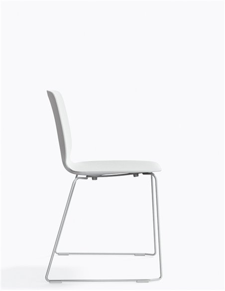 Стул PEDRALI BABILA 2740 WHITE на полозьях