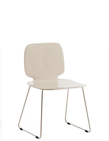 Стул PEDRALI BABILA 2740 WHITE на полозьях