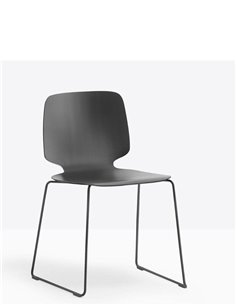 Стул PEDRALI BABILA 2720 BLACK на полозьях